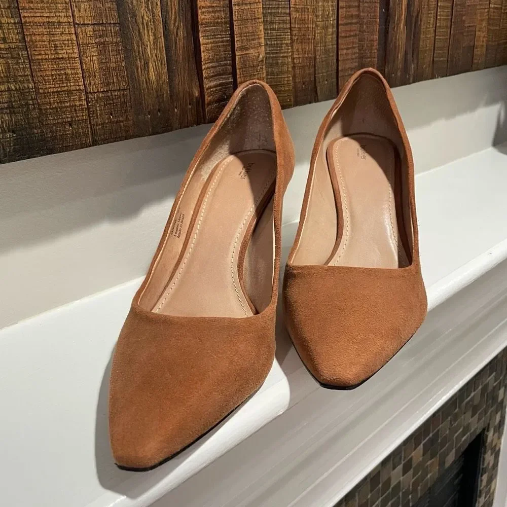 BOTKIER - Tabitha Pumps Heels Brown Suede 9.5 - Picture 8 of 11